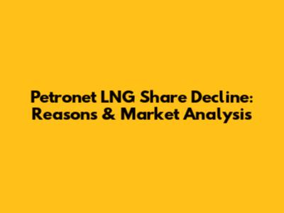 Petronet LNG Share Decline: Reasons & Market Analysis